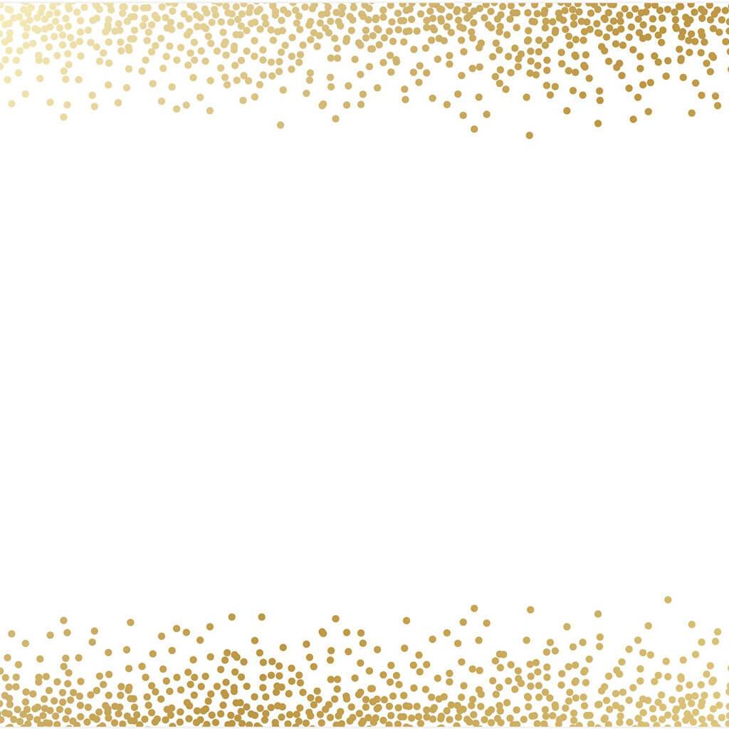 Specialty Poster Board 22in x 28in Gold Foil Confetti