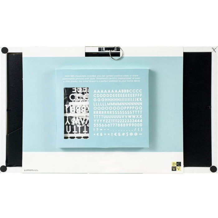 DCWV Letterboard Photo Frame 15.5in x 9in Personalized Display