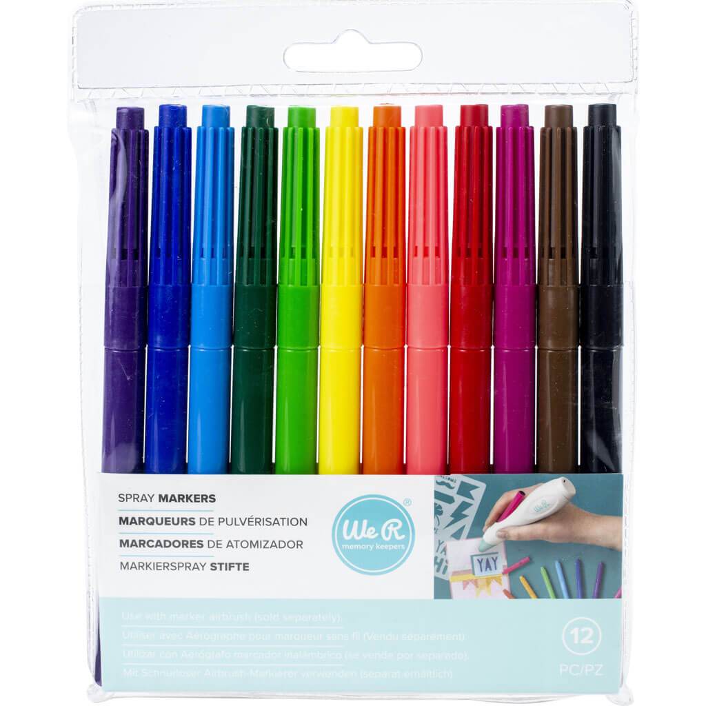 We R Memory Keepers Cordless Marker Airbrush Markers Refill 12/Pkg