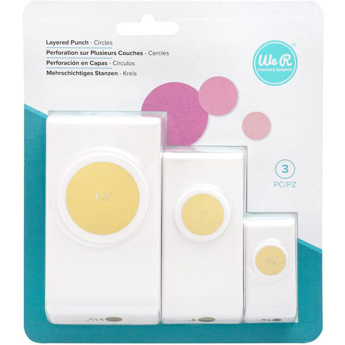 Nesting Punches Circles 3pcs – We R Memory Keepers Circle Punch Set
