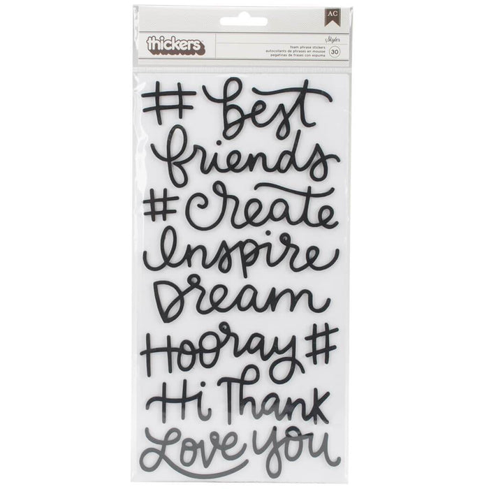 Thickers Girl Squad Skyler Handwriting Stickers 30pcs
