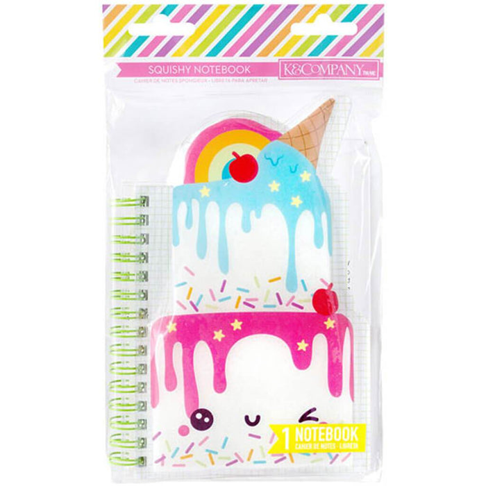 K&Company Large Squishy Cake Notebook