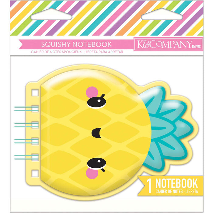 K&Company Squishy Pineapple Notebook Small