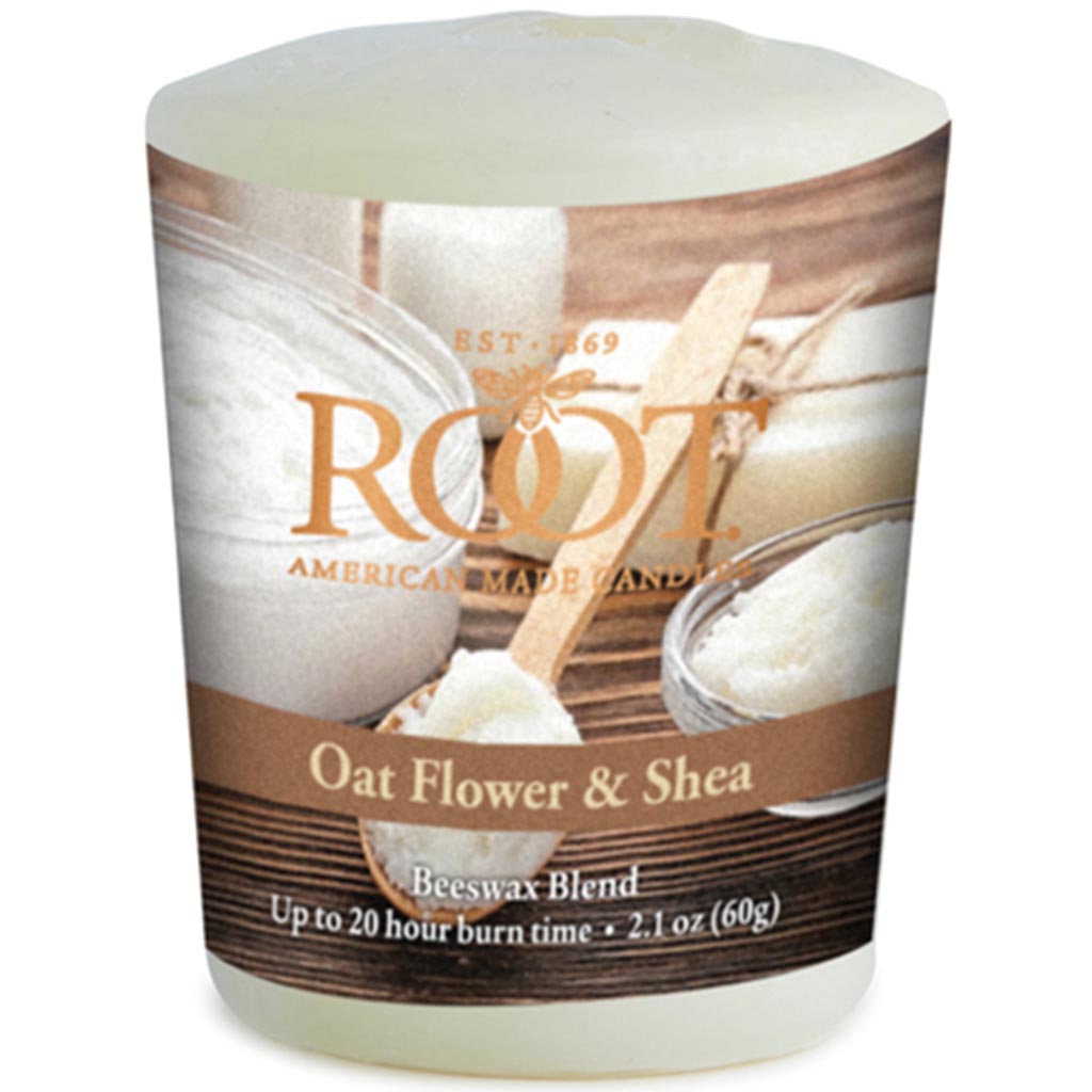 20 Hour Votive Candle Oat Flower and Shea, 2.1oz