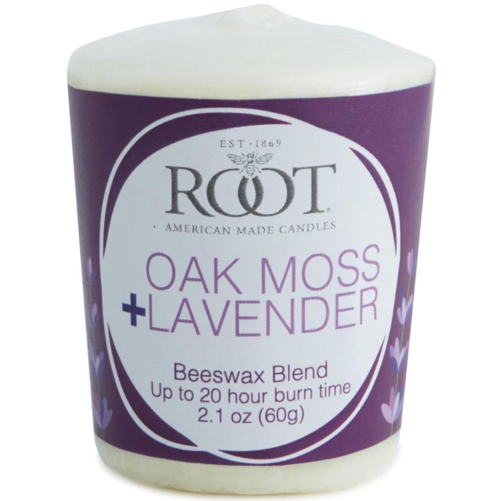 20 Hour Votive Candle Oak Moss and Lavender, 2.1oz