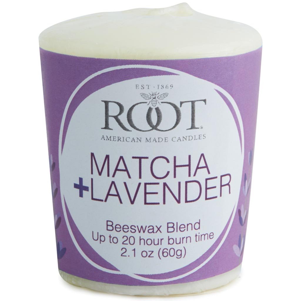 20 Hour Votive Candle Matcha and Lavender, 2.1oz