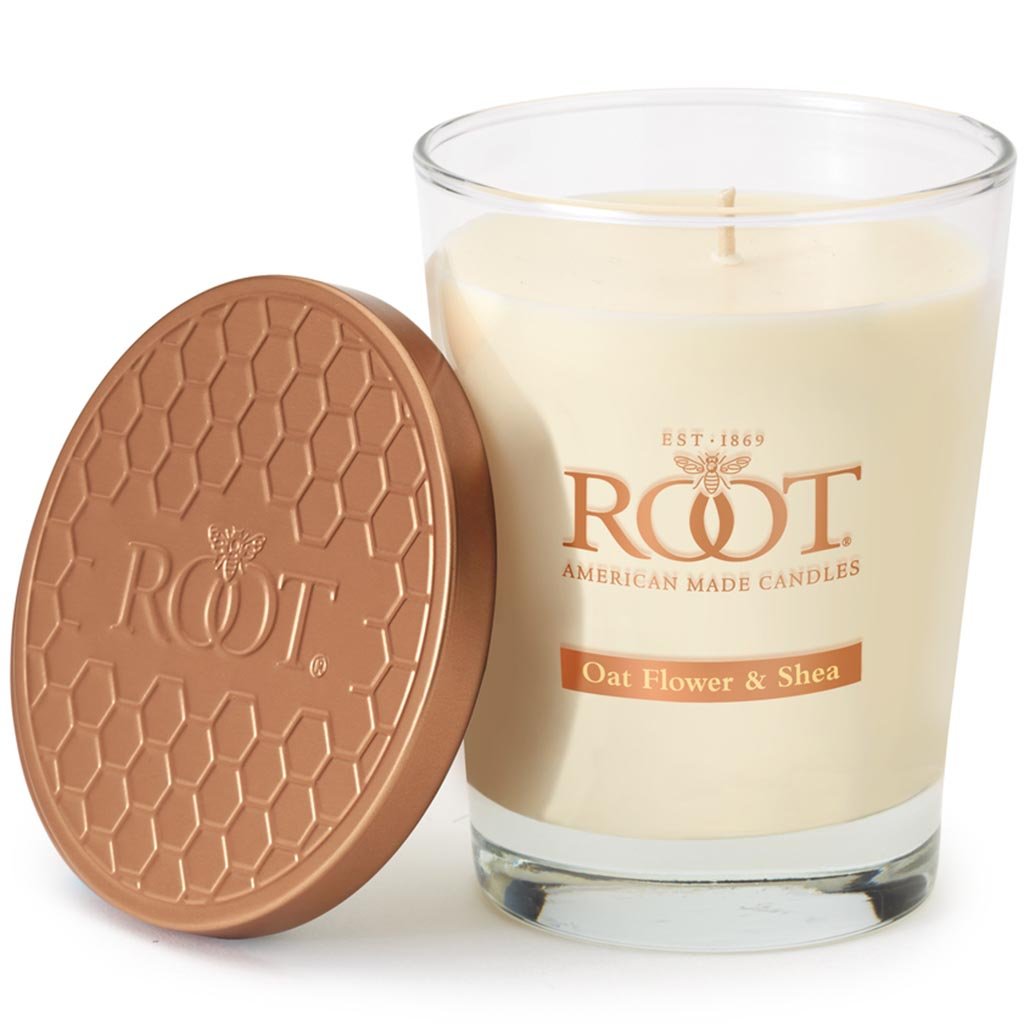 Veriglass Scented Candle Oat Flower and  Shea, 10.5oz