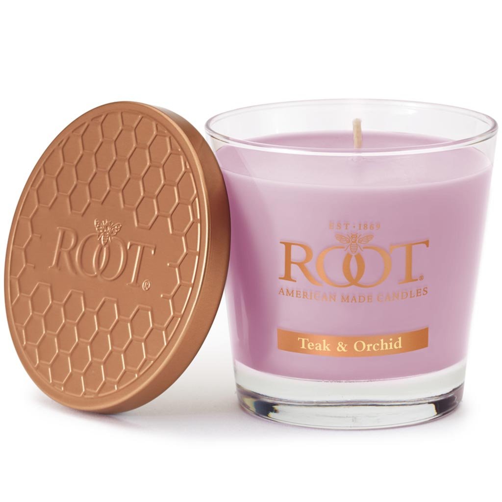 Veriglass Scented Candle Teak &amp; Orchid, 6.3oz
