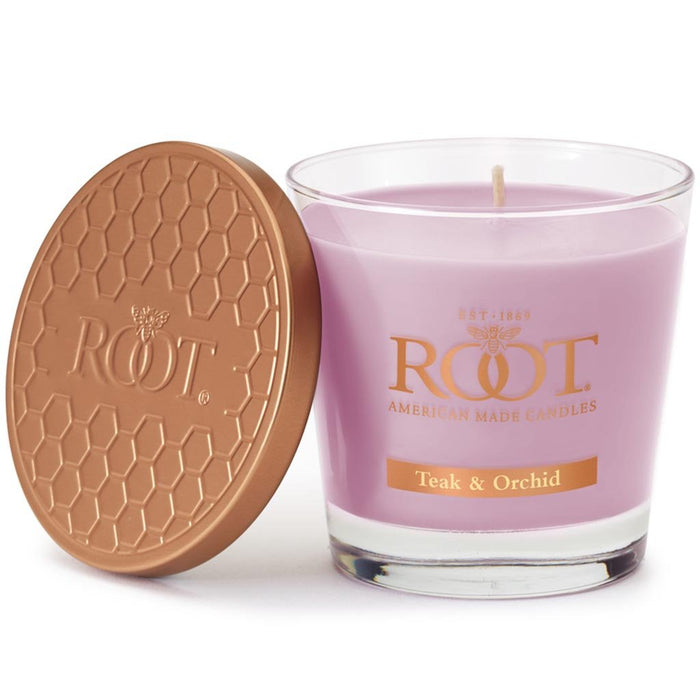 Veriglass Scented Candle Teak & Orchid, 6.3oz