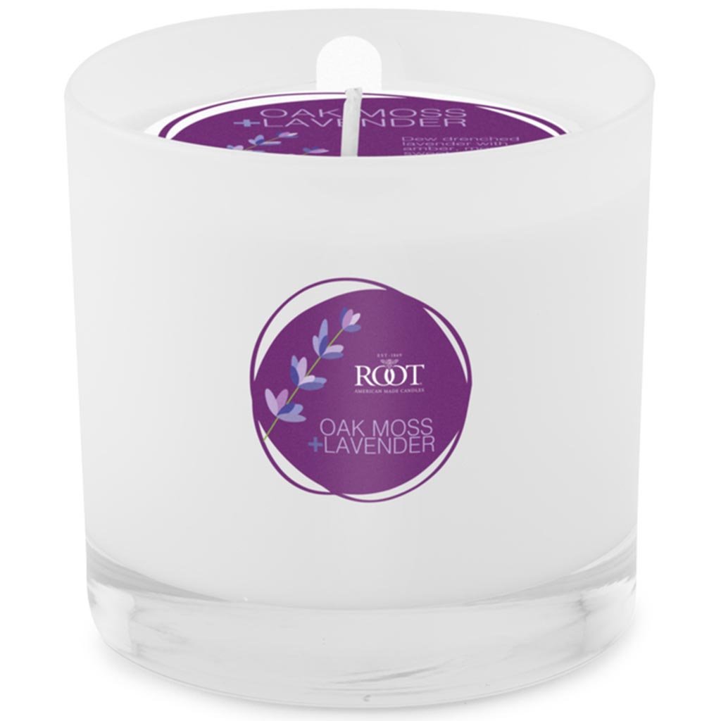 Wellness Collection Scented Candle Oakmoss &amp; Lavender, 12oz