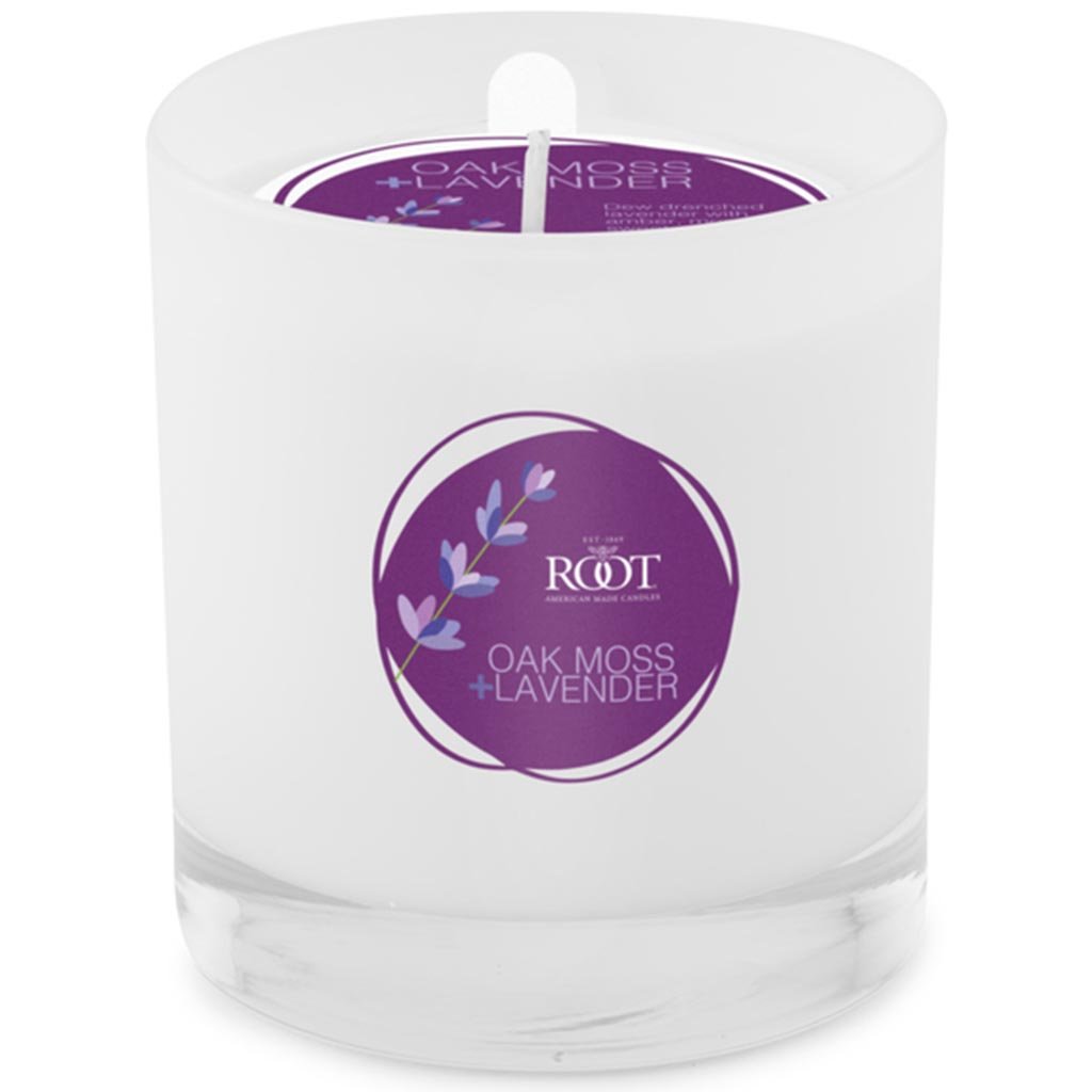 Wellness Collection Scented Candle Oakmoss &amp; Lavender, 8oz