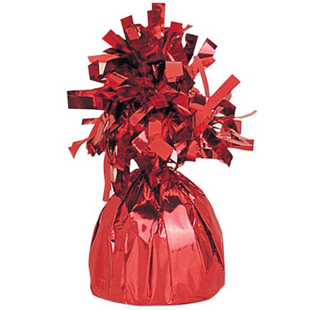 Balloon Weight Large Metallic Red