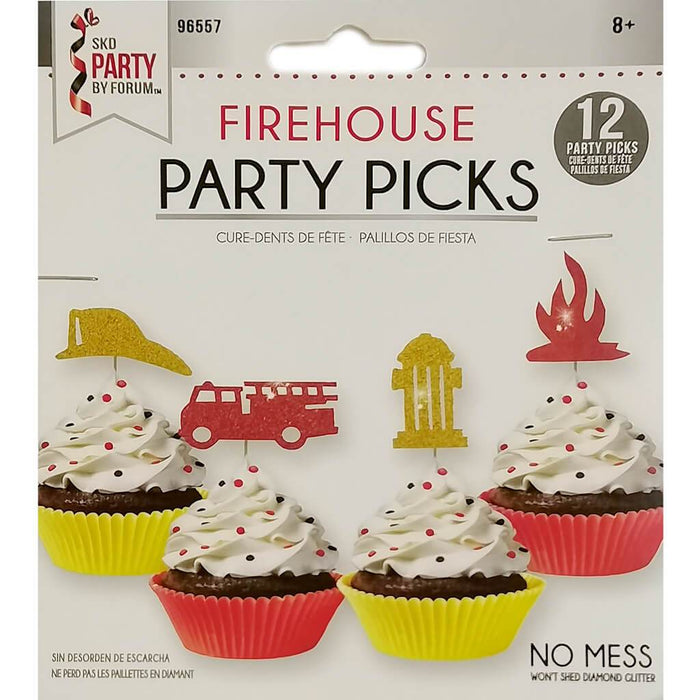 Diamond Cupcake Pick Firehouse
