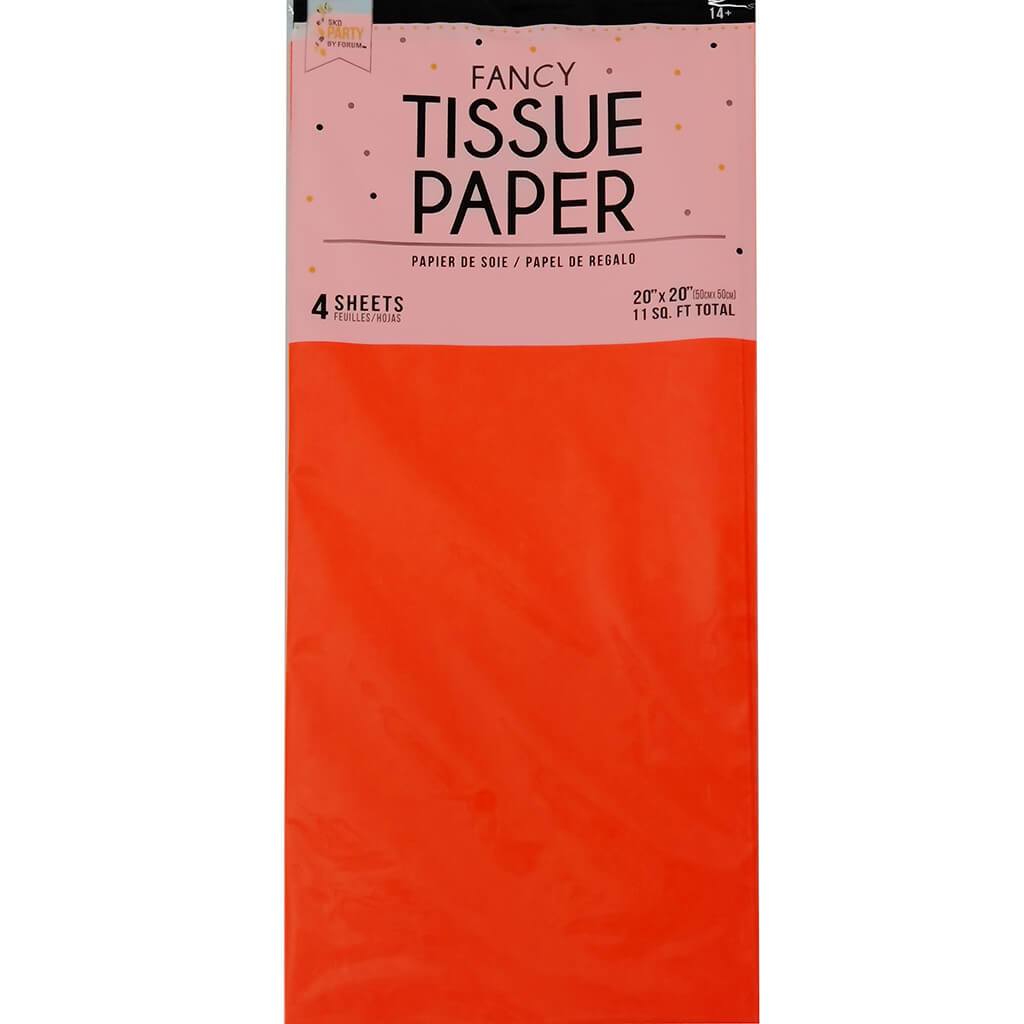 Orange Tissue Paper Sheets, 10ct