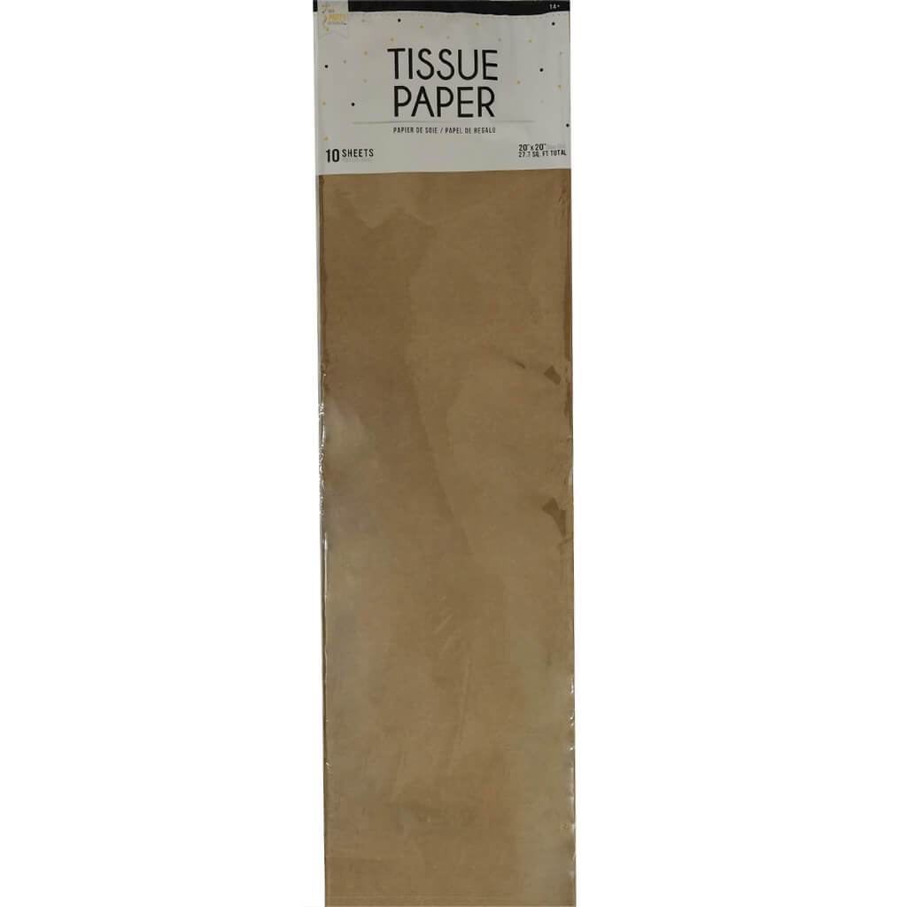 Tissue 10 Pack 20in x 20in Brown