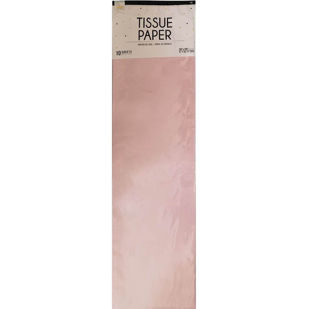 Tissue 10 Pack 20in x 20in Baby Pink