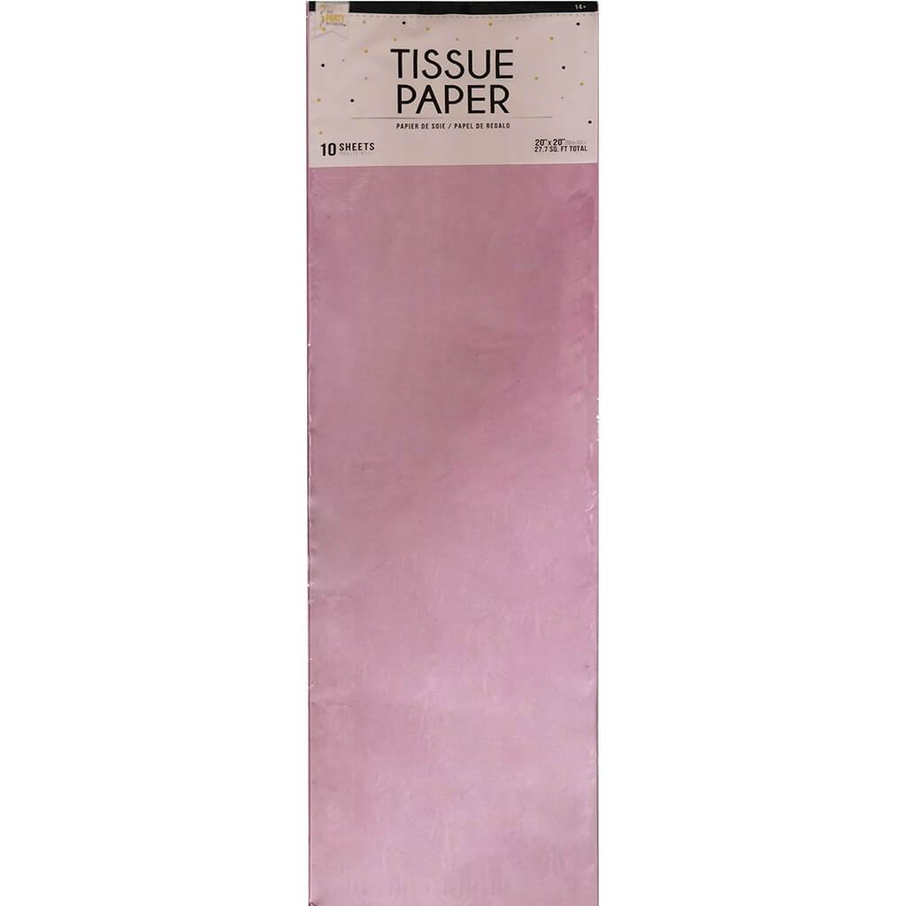 Tissue 10 Pack 20in x 20in Pink