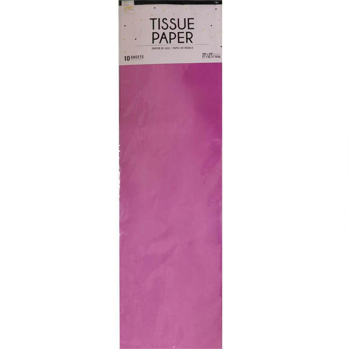Tissue 10 Pack 20in x 20in Hot Pink