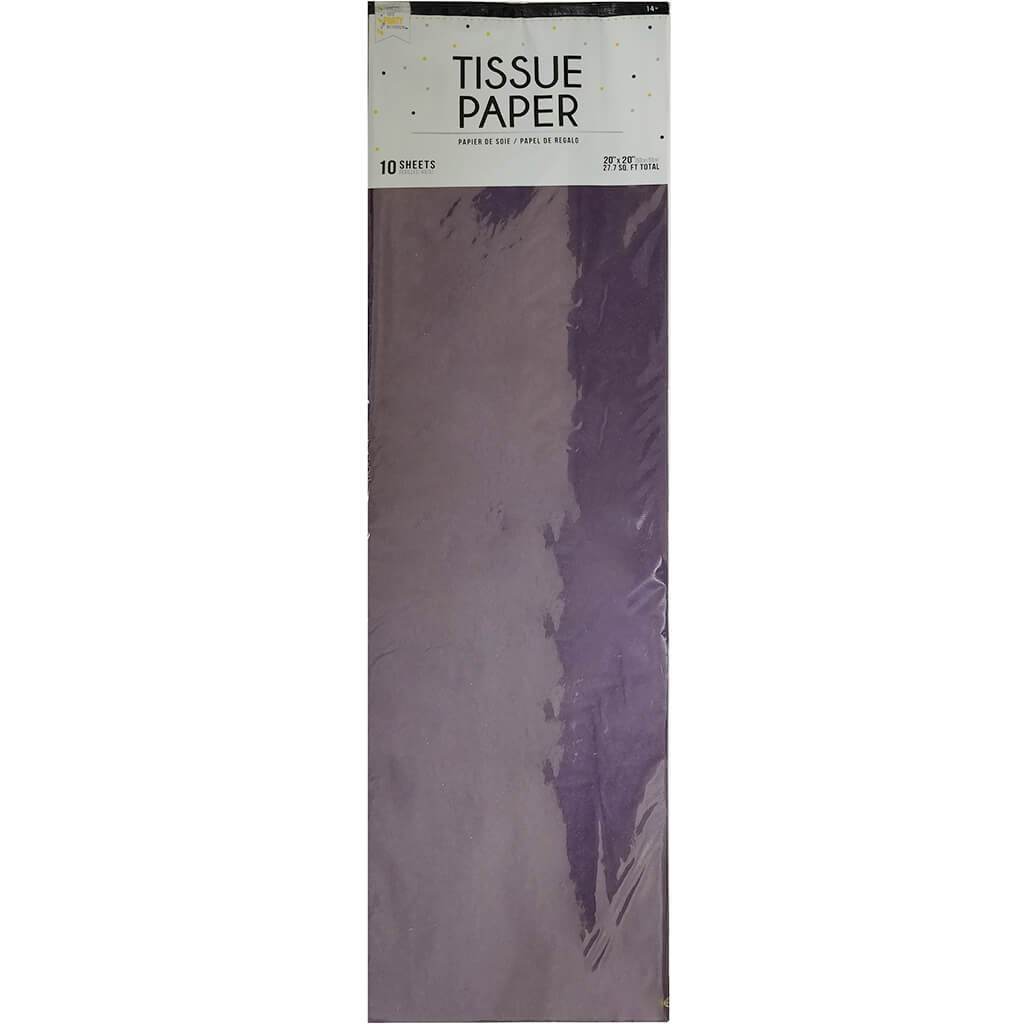 Tissue 10 Pack 20in x 20in Purple