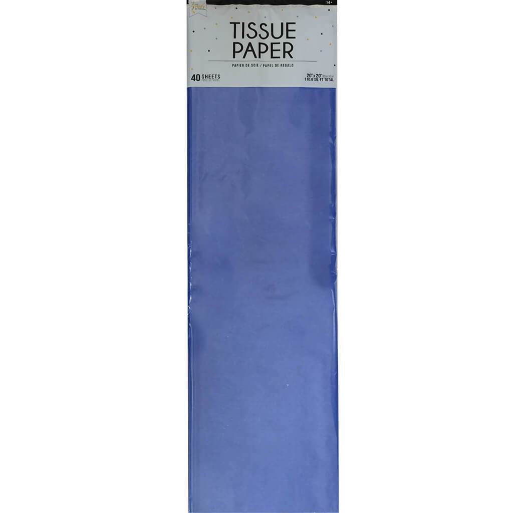 Tissue 40 Pack 20in x 20in Royal Blue