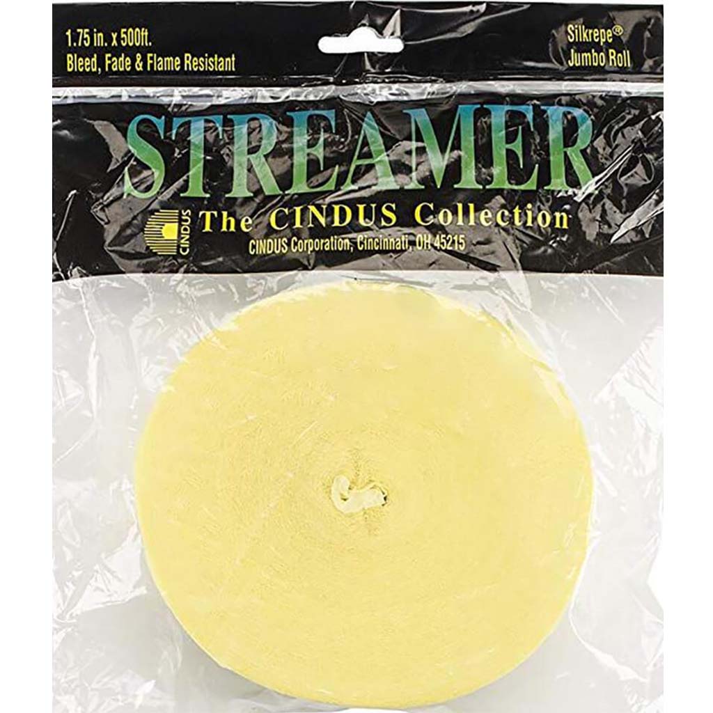 Streamer Primrose Yellow, 1.75in X 500ft