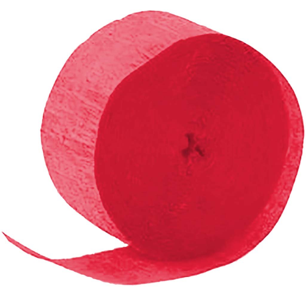 Streamer Flame Red, 1.75in X 500ft