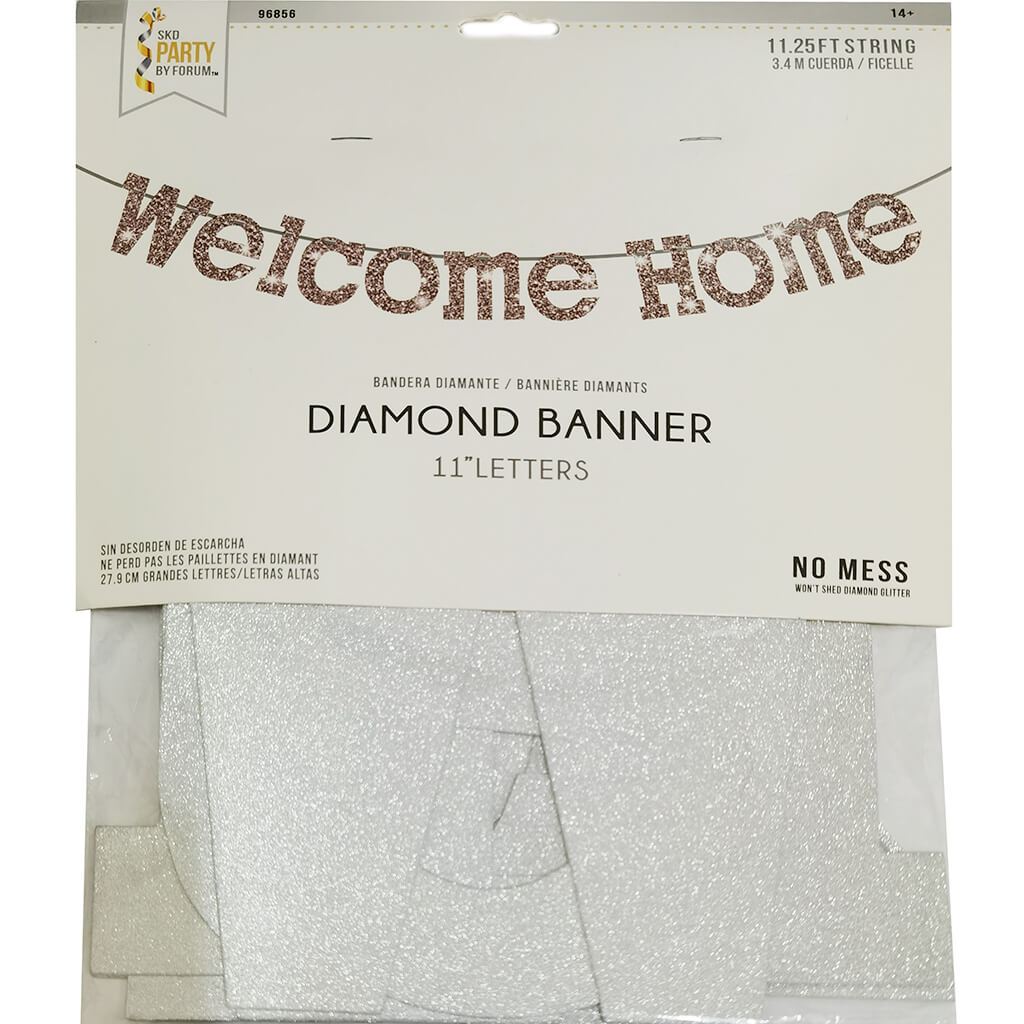 Welcome Home Banner Silver