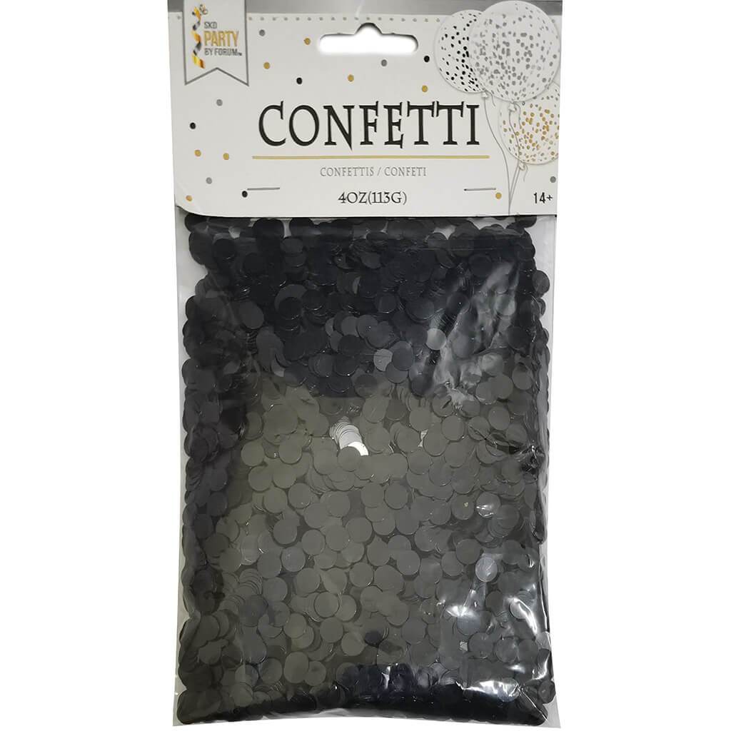 Confetti Dot Bag 4oz Black