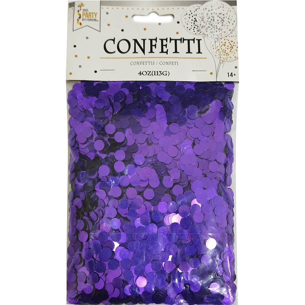 Confetti Dot Bag 4oz Purple