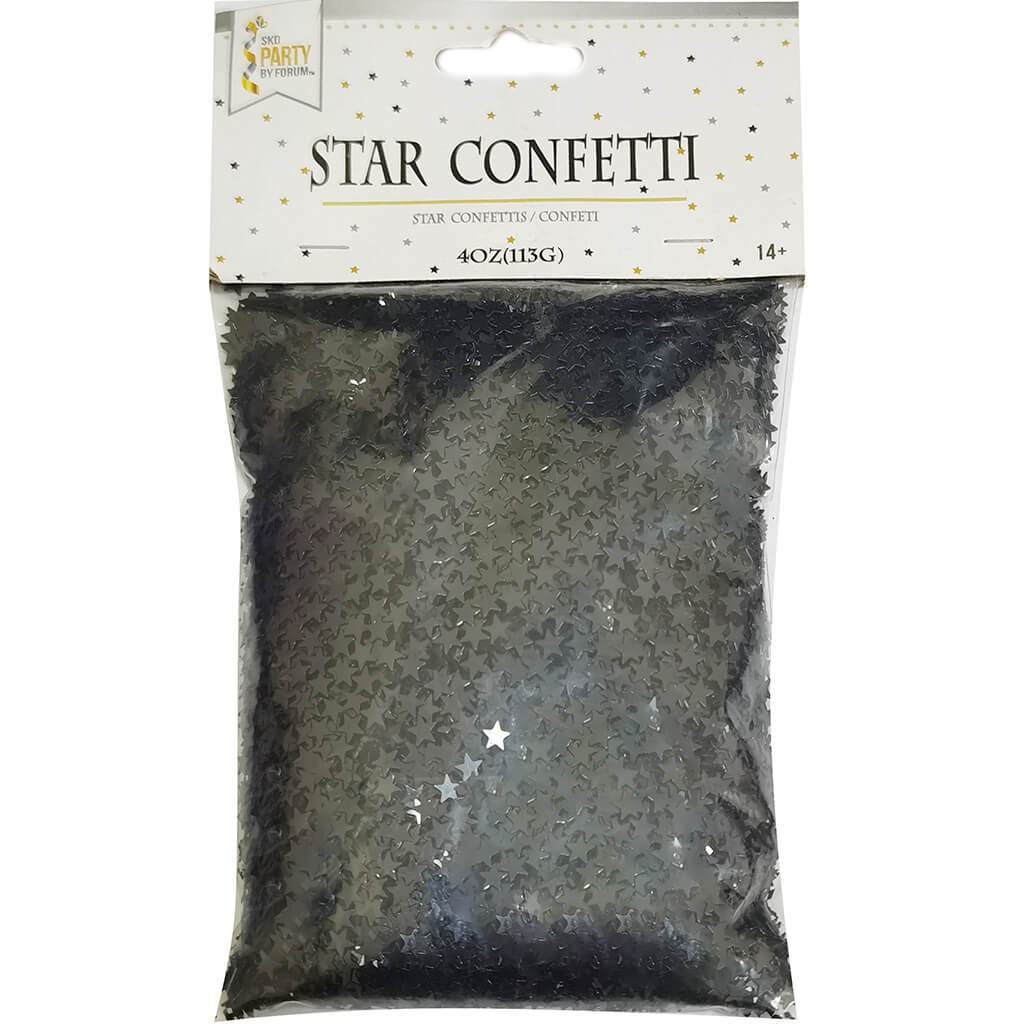 Confetti Star Bag 4oz Black