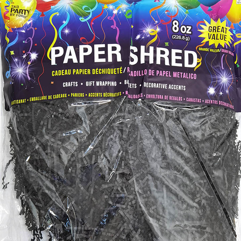 Paper Shred Black, 8oz