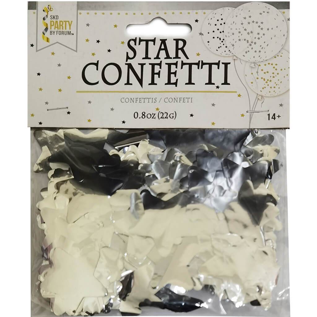 Star Confetti Silver, 0.8oz