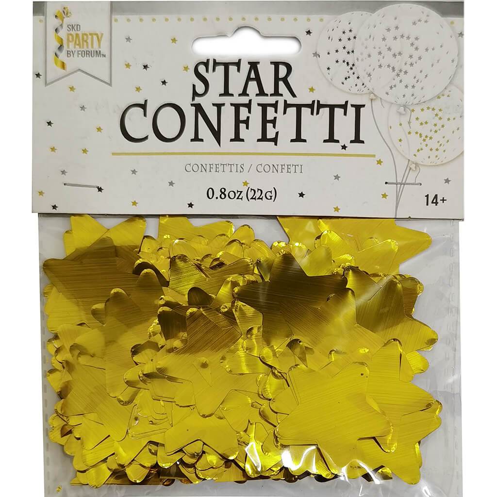 Star Confetti Gold, 0.8oz