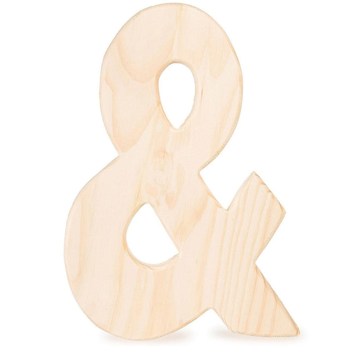 Unfinished Wood Letter 12in