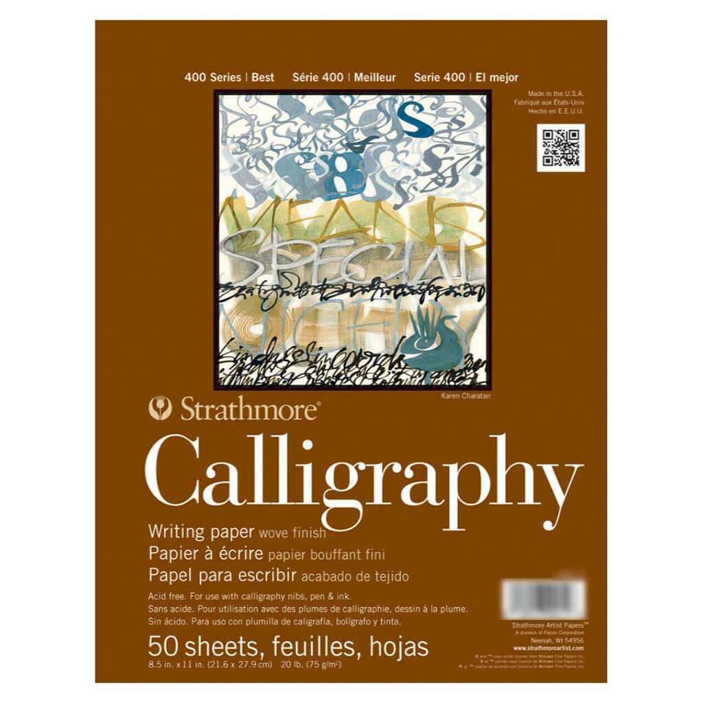 Strathmore 400 Series Tape Bound Calligraphy Pad 8.5in X 11in