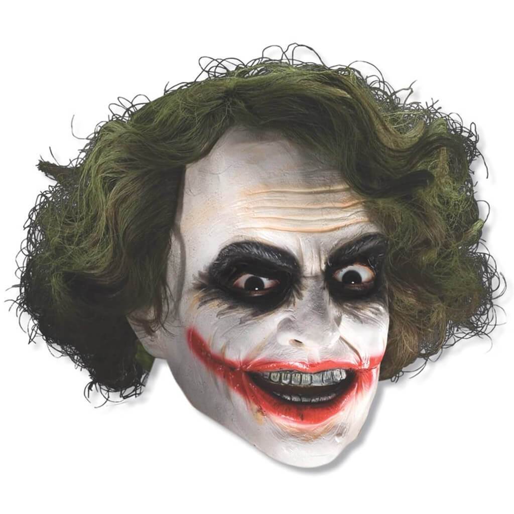 Joker 3/4 Mask with Hair