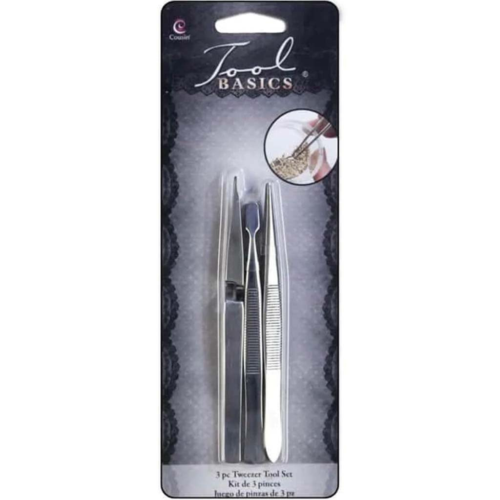 TWEEZER TOOL SET 3PC 
