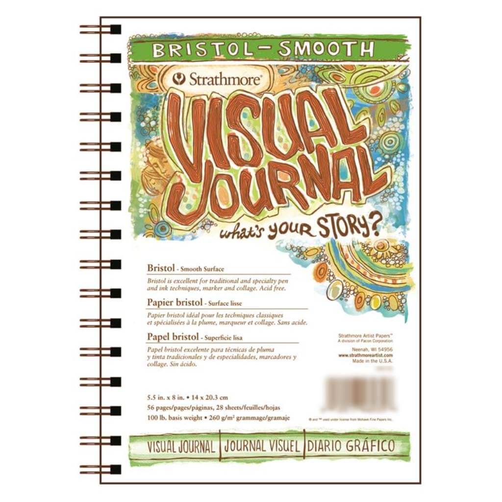 Visual Journal Bristol Smooth 5.5in x 08in