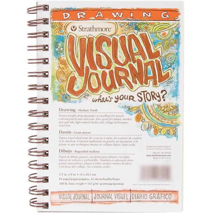 Visual Journal Drawing Paper 5.5in x 08in