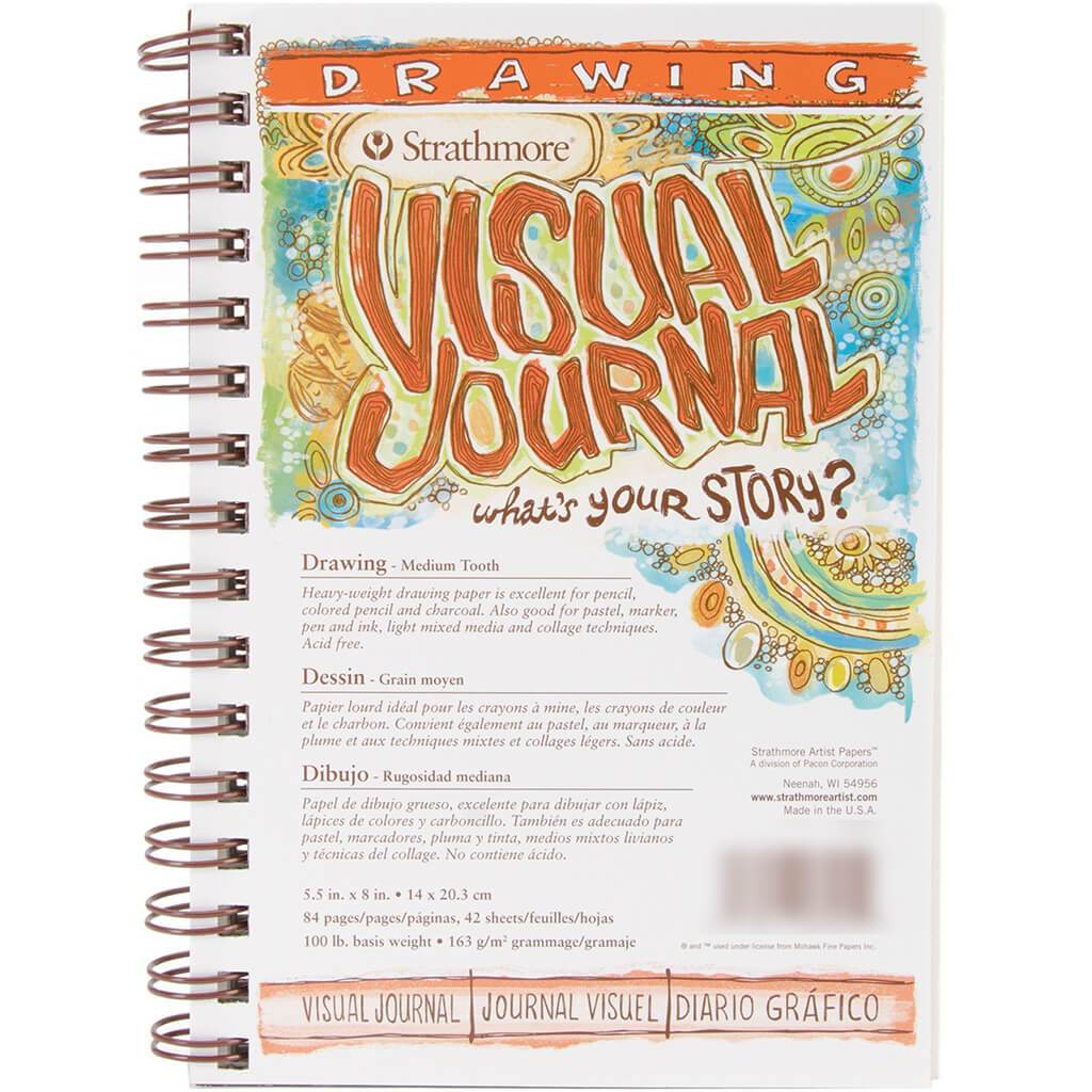 Visual Journal Drawing Paper 5.5in x 08in