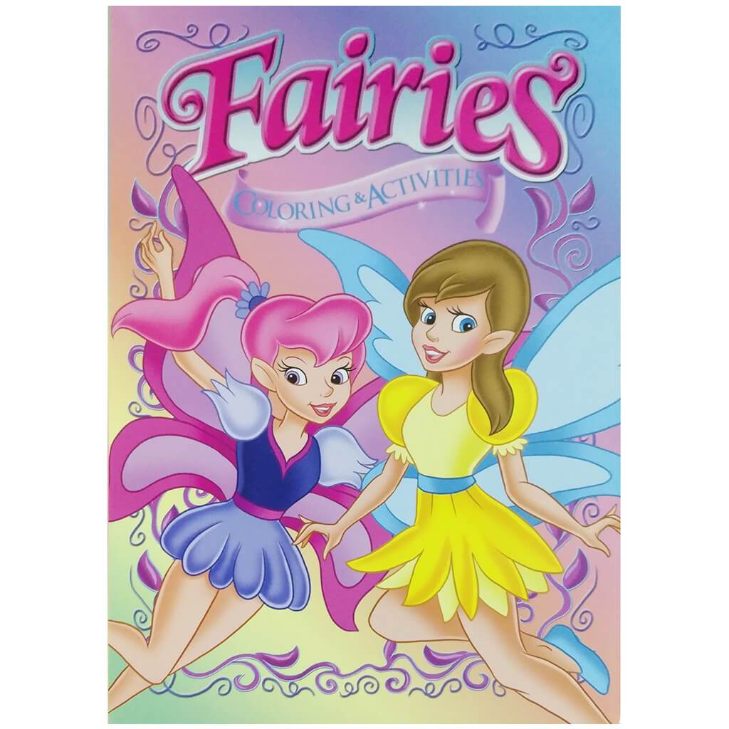 Jumbo Fairies Coloring &amp; Activity Book Fairies