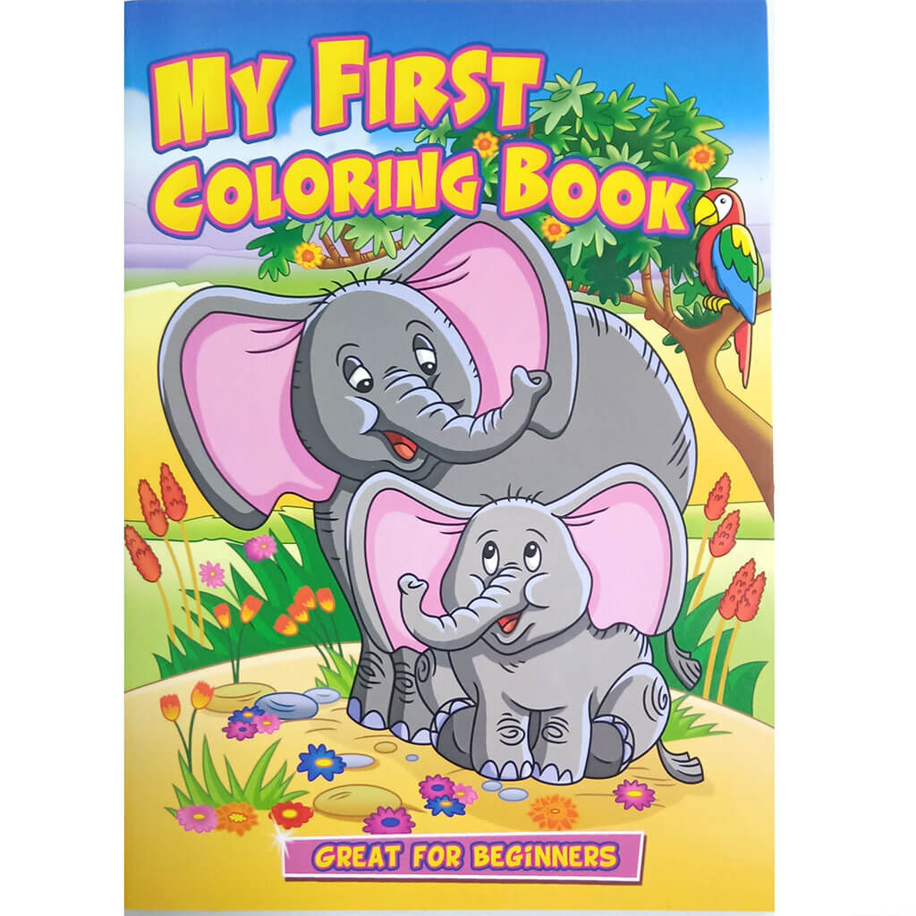 Bazic Jumbo My First Coloring Book