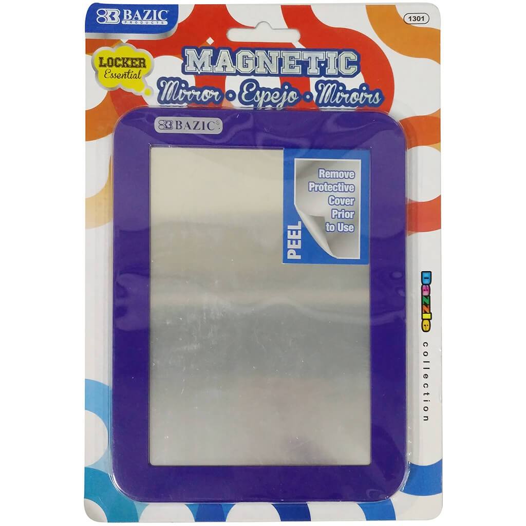 Magnetic Locker Mirror Purple