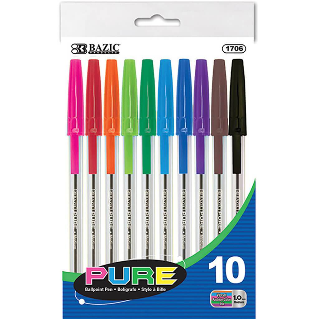 Neon Color Stick Pen 10 Pure