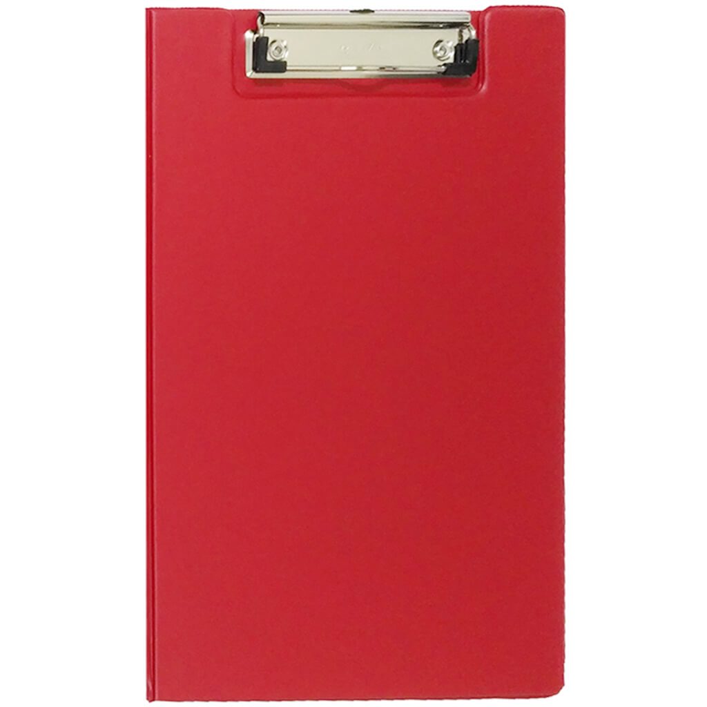 Clip Folder with Low Profile Clip A4 Size PVC Red