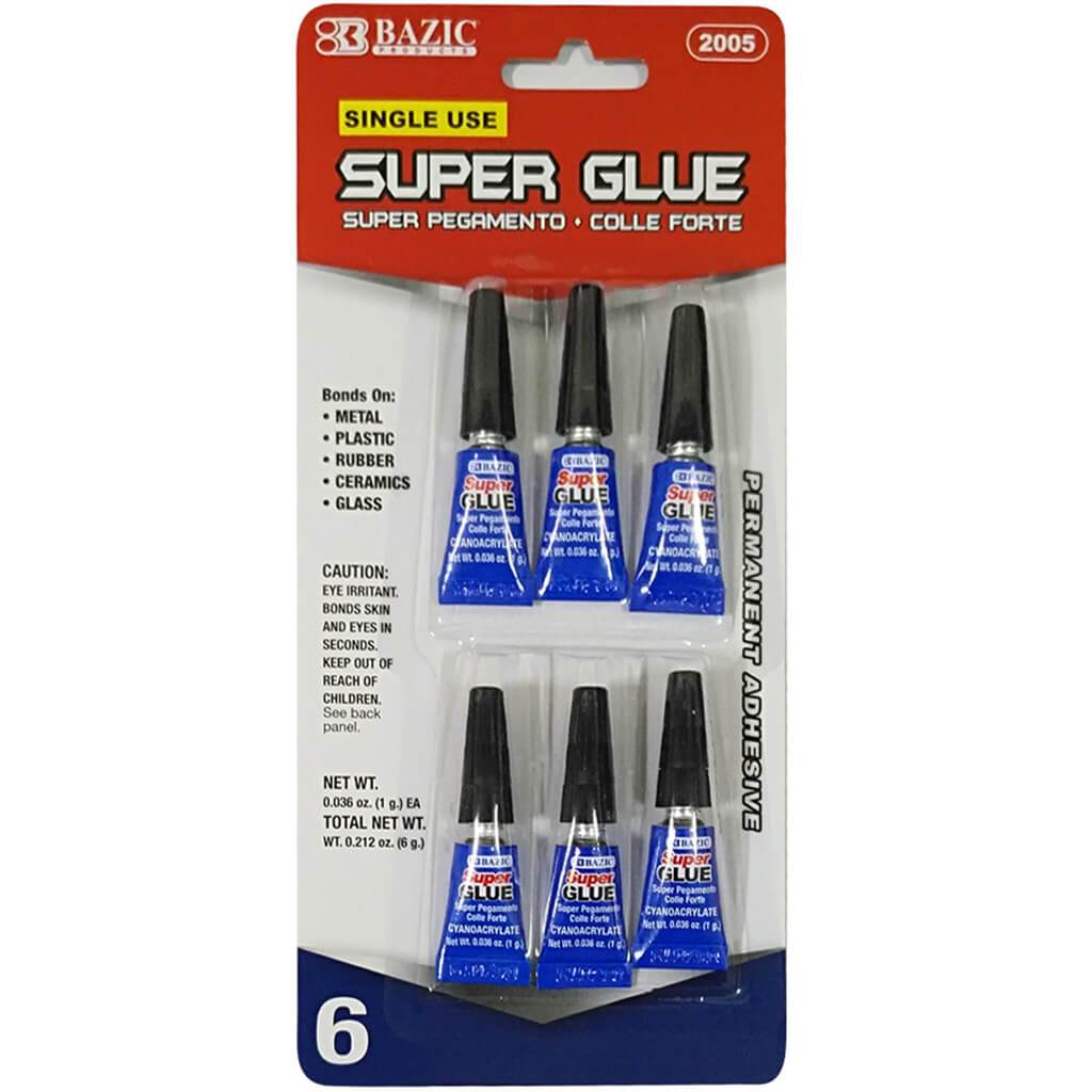 Single Use Super Glue 6/Pack 0.036oz