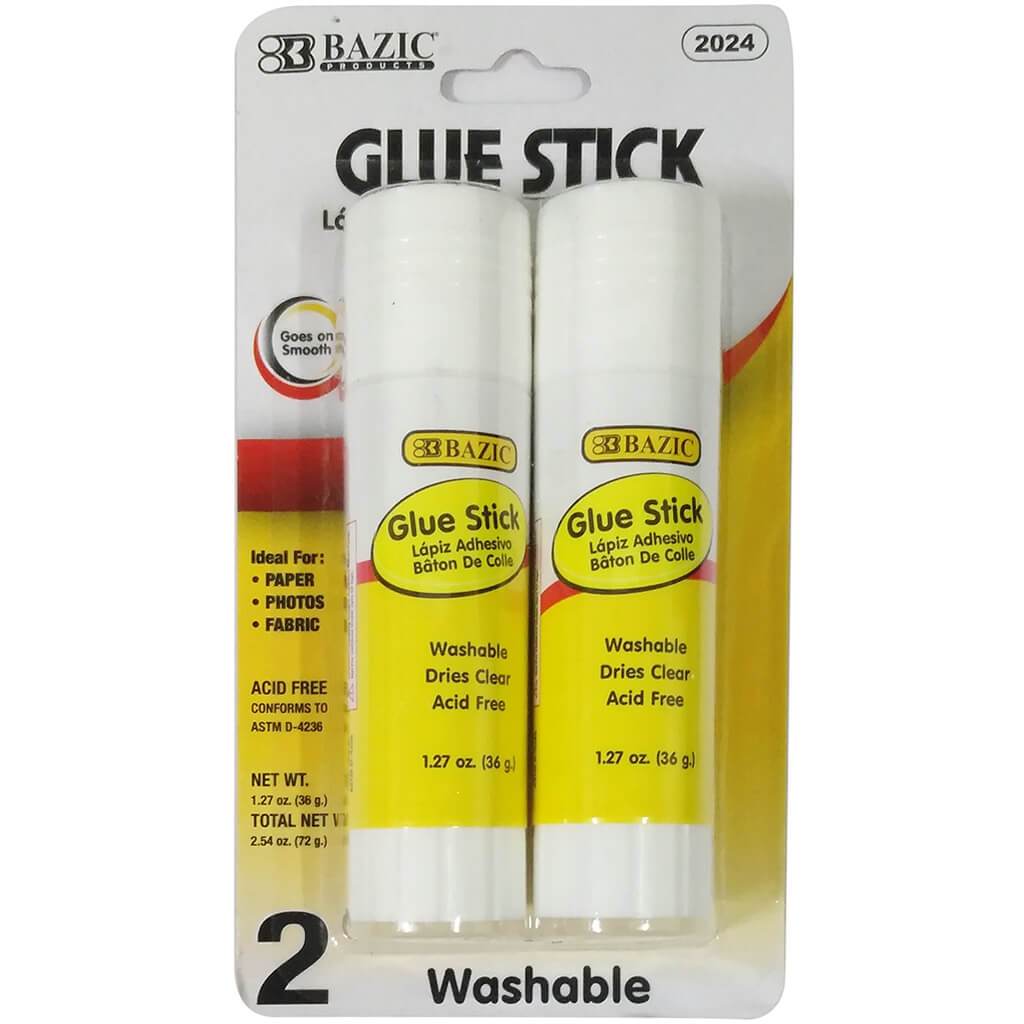 Jumbo Glue Stick 2/Pack 36g