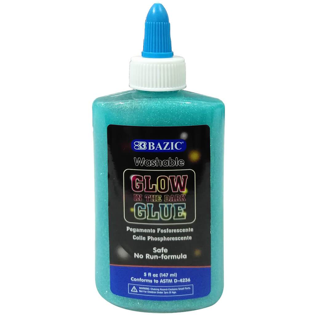 Glow In The Dark Glue 5oz Blue