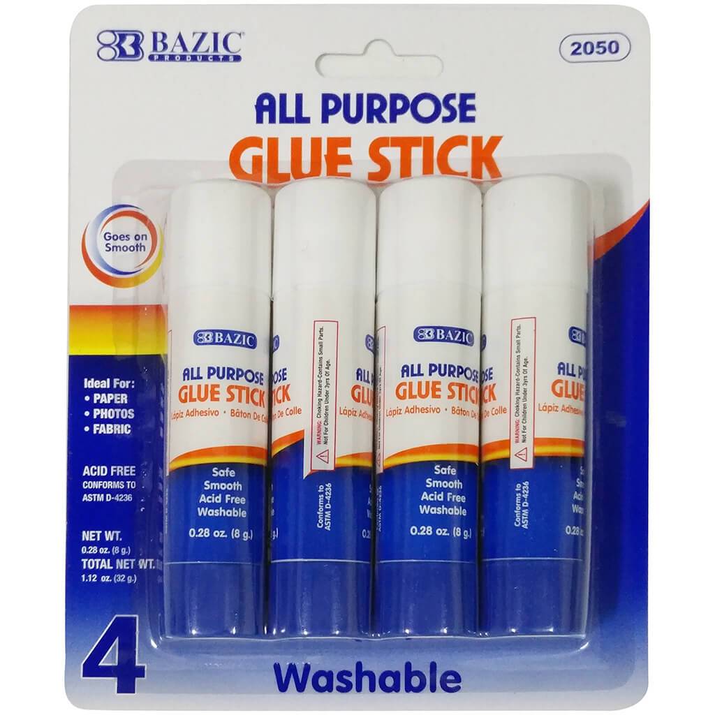 Premium Small Glue Stick 4/Pack 8g
