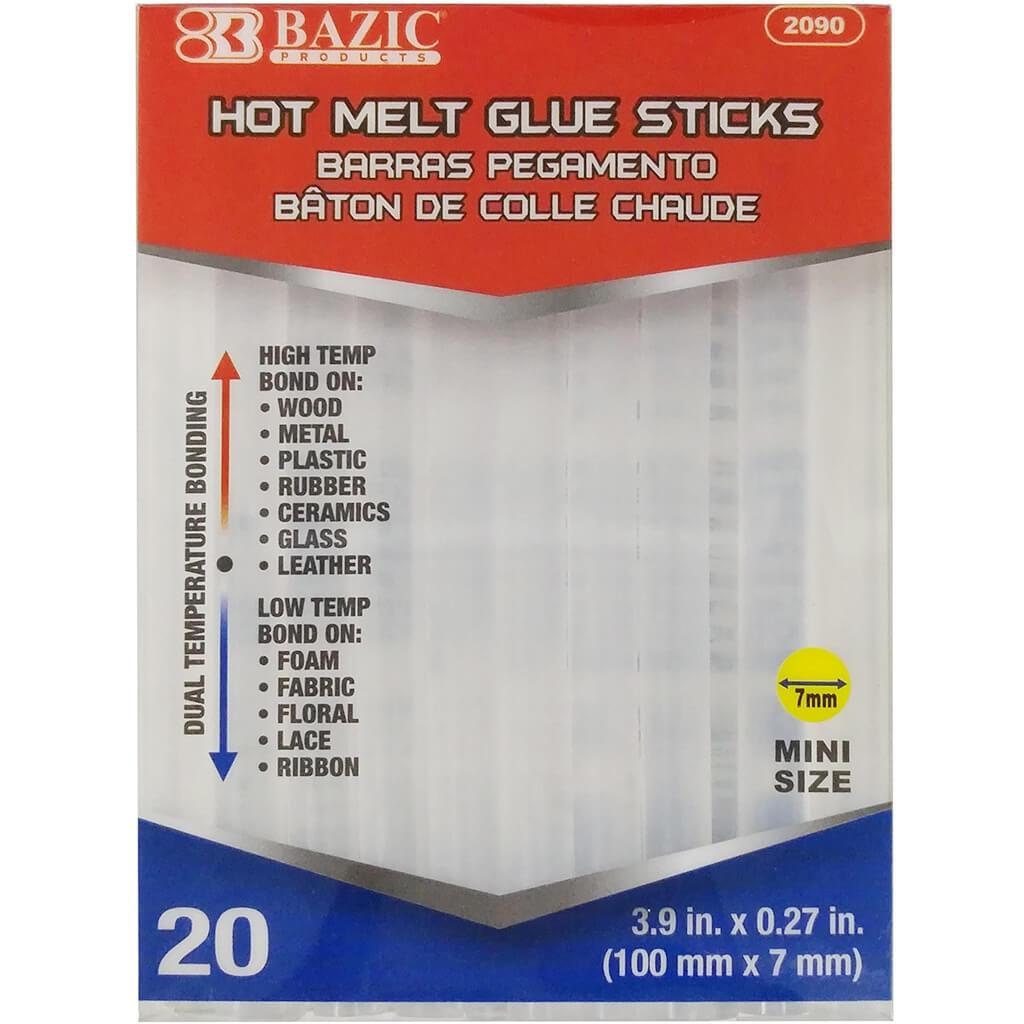 Mini Hot Melt Glue Sticks Dual Temp. 3.9in x 0.27in